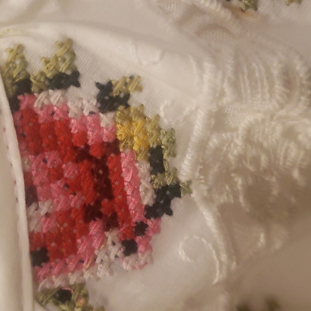 DOLLCAKE white crochet lace cotton dress 3 3T - Picture 11 of 14